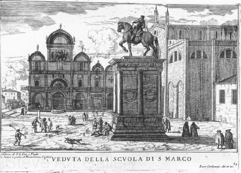 CARLEVARIS, Luca Santi Giovanni e Paolo and the Scuola di San Marco fg